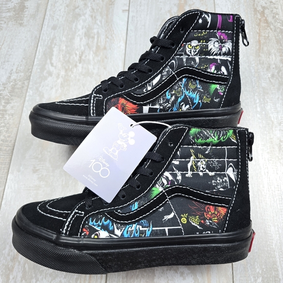 Vans X Disney 100 SK8-Hi Zip Villains - Picture 2 of 8